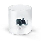 Monterey - Lot De 2 Gobelets Elephants - Verre Borosilicate - 250ml