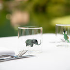 Monterey - Lot De 2 Gobelets Elephants - Verre Borosilicate - 250ml