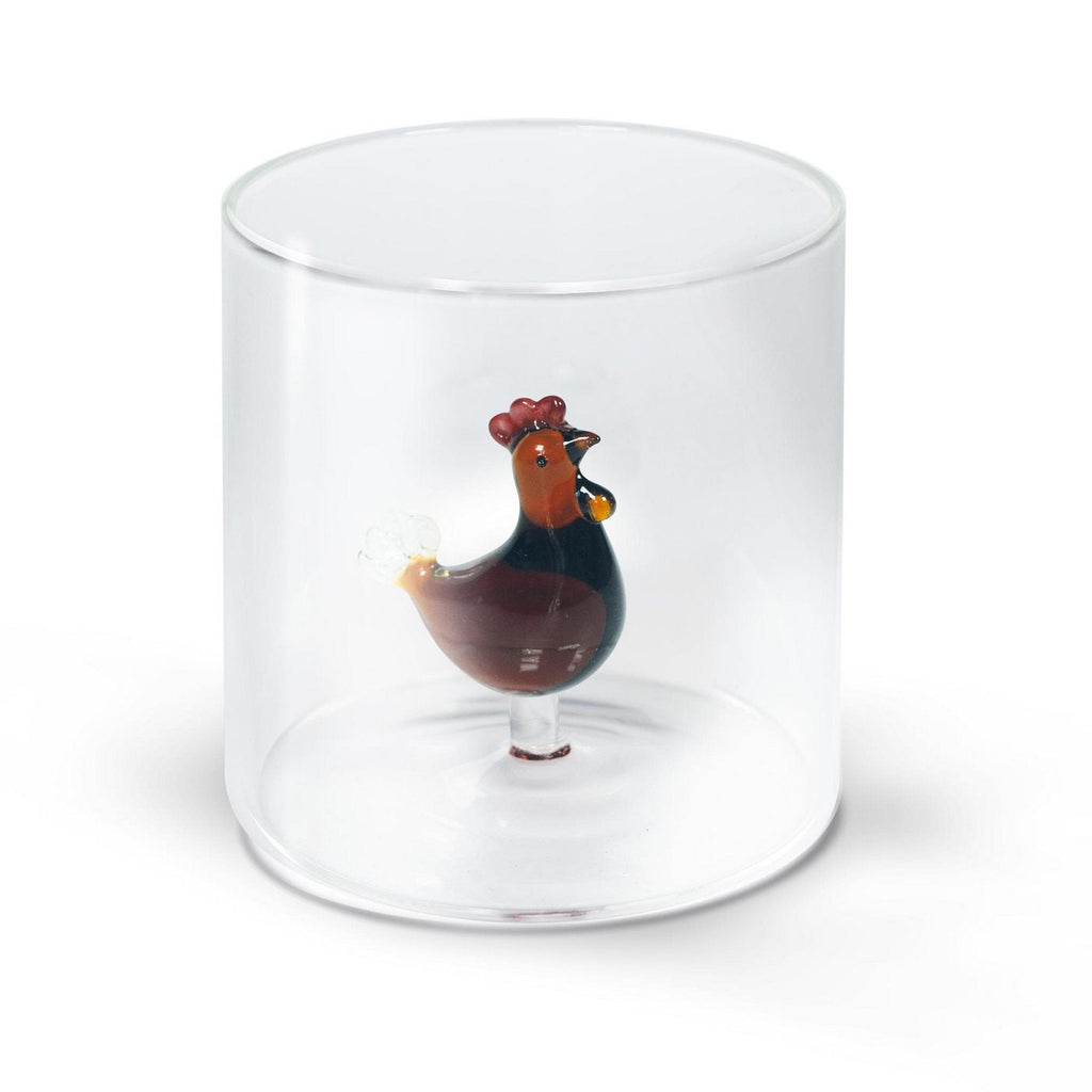 Monterey - Lot De 2 Gobelets Poules - Verre Borosilicate - 250ml