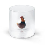 Monterey - Lot De 2 Gobelets Poules - Verre Borosilicate - 250ml