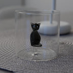 Monterey - Lot De 2 Gobelets Chats - Verre Borosilicate - 250ml