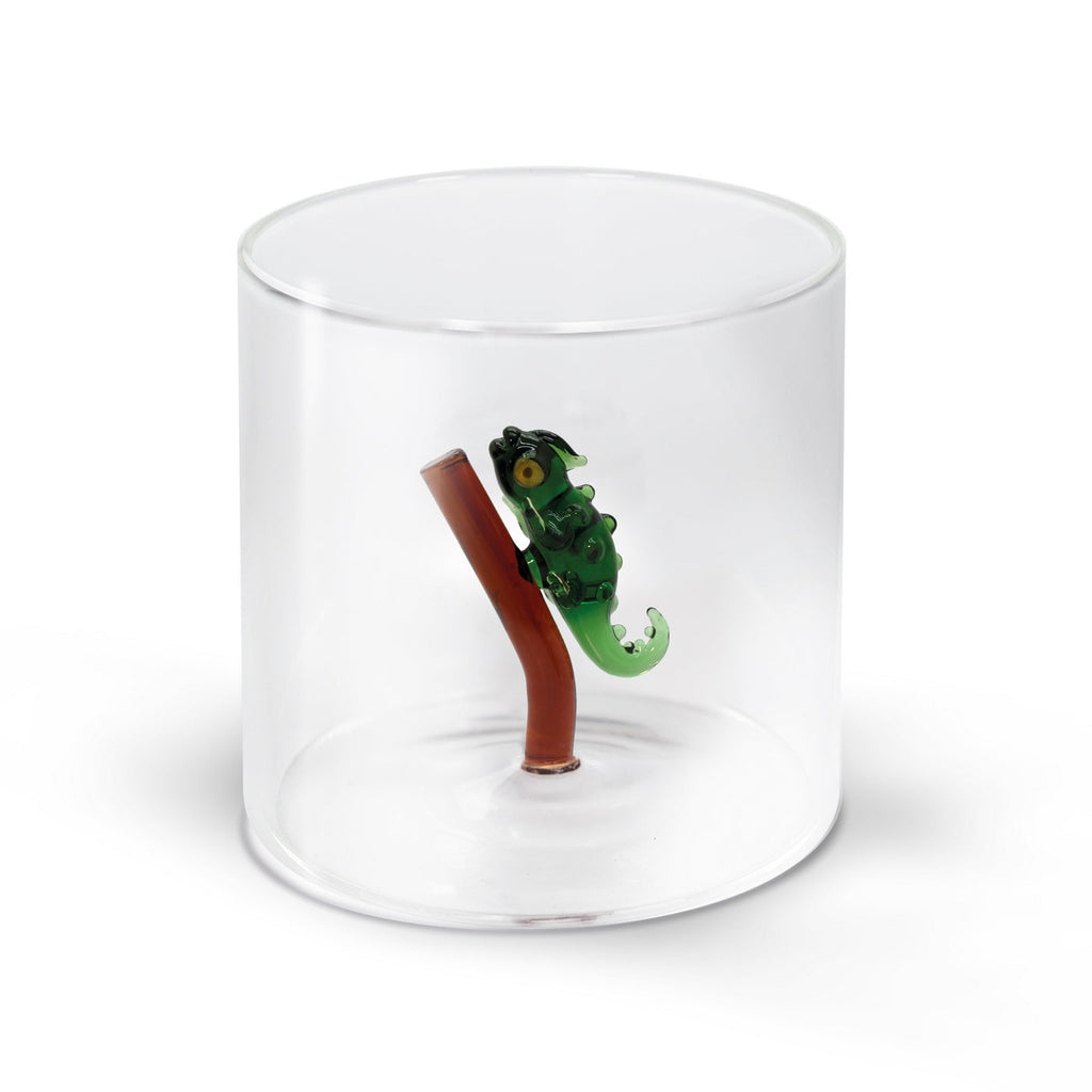 Monterey - Lot De 2 Gobelets Geckos - Verre Borosilicate - 250ml
