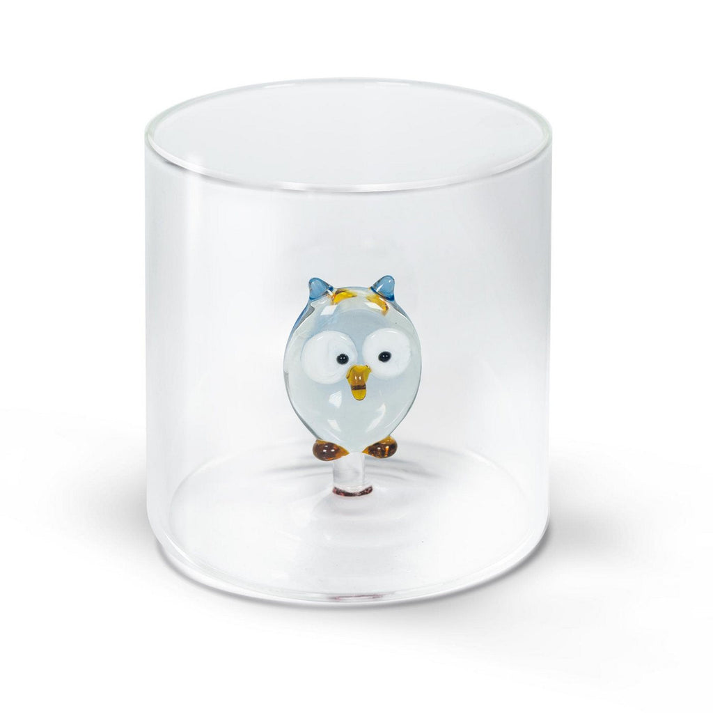 Monterey - Lot De 2 Gobelets Chouettes - Verre Borosilicate - 250ml