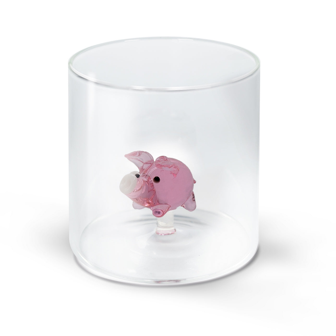Monterey - Lot De 2 Gobelets Petit Cochons - Verre Borosilicate - 250ml