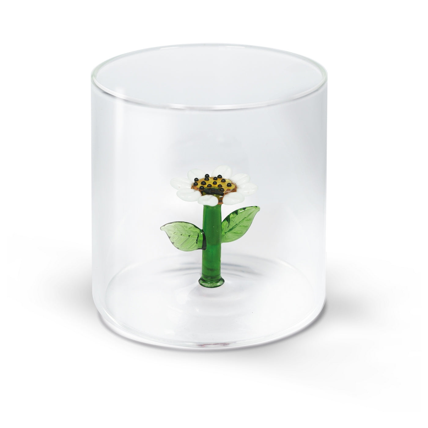 Monterey - Lot De 2 Gobelets Marguerites - Verre Borosilicate - 250ml