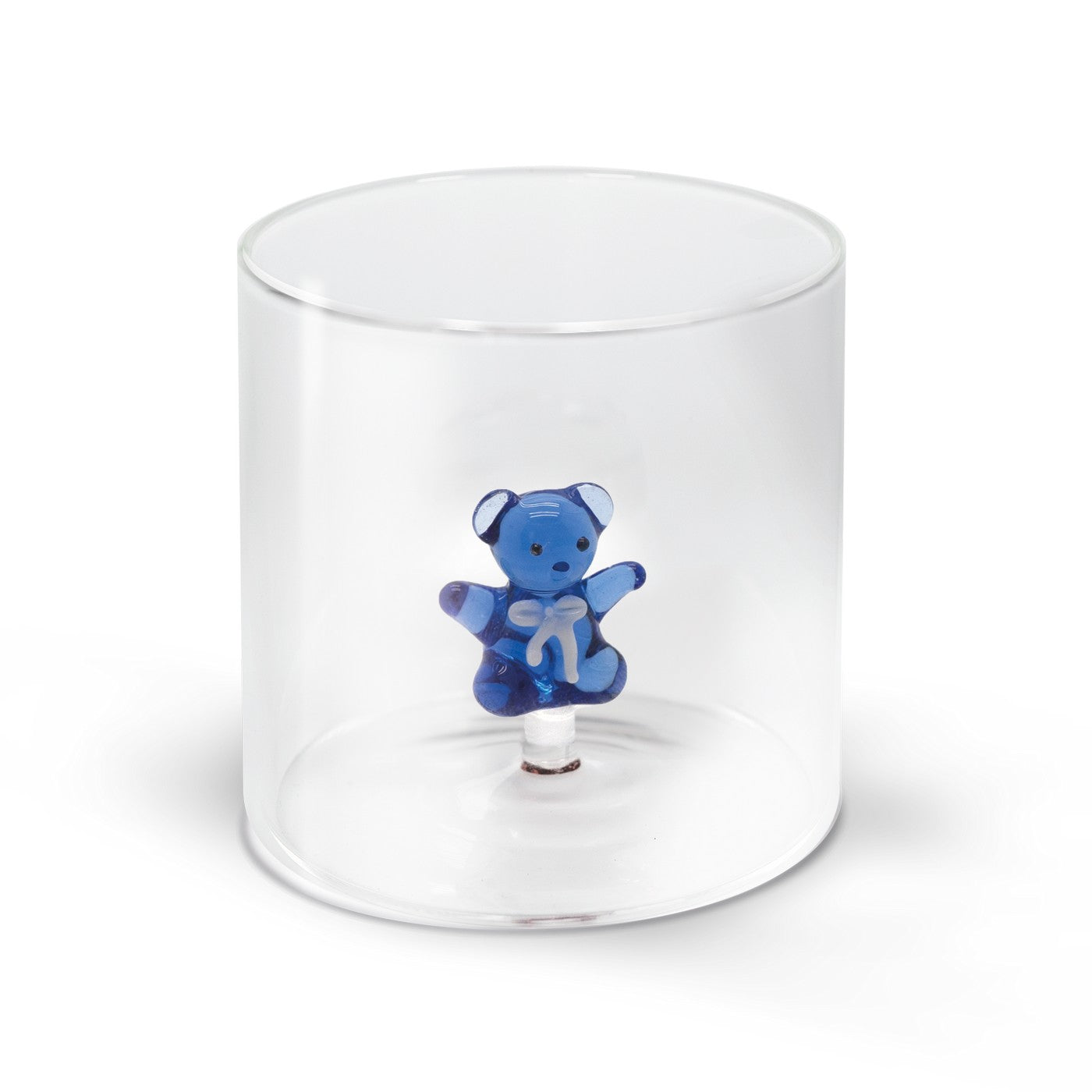 Monterey - Lot De 2 Gobelets Peluche Bleues - Verre Borosilicate - 250ml