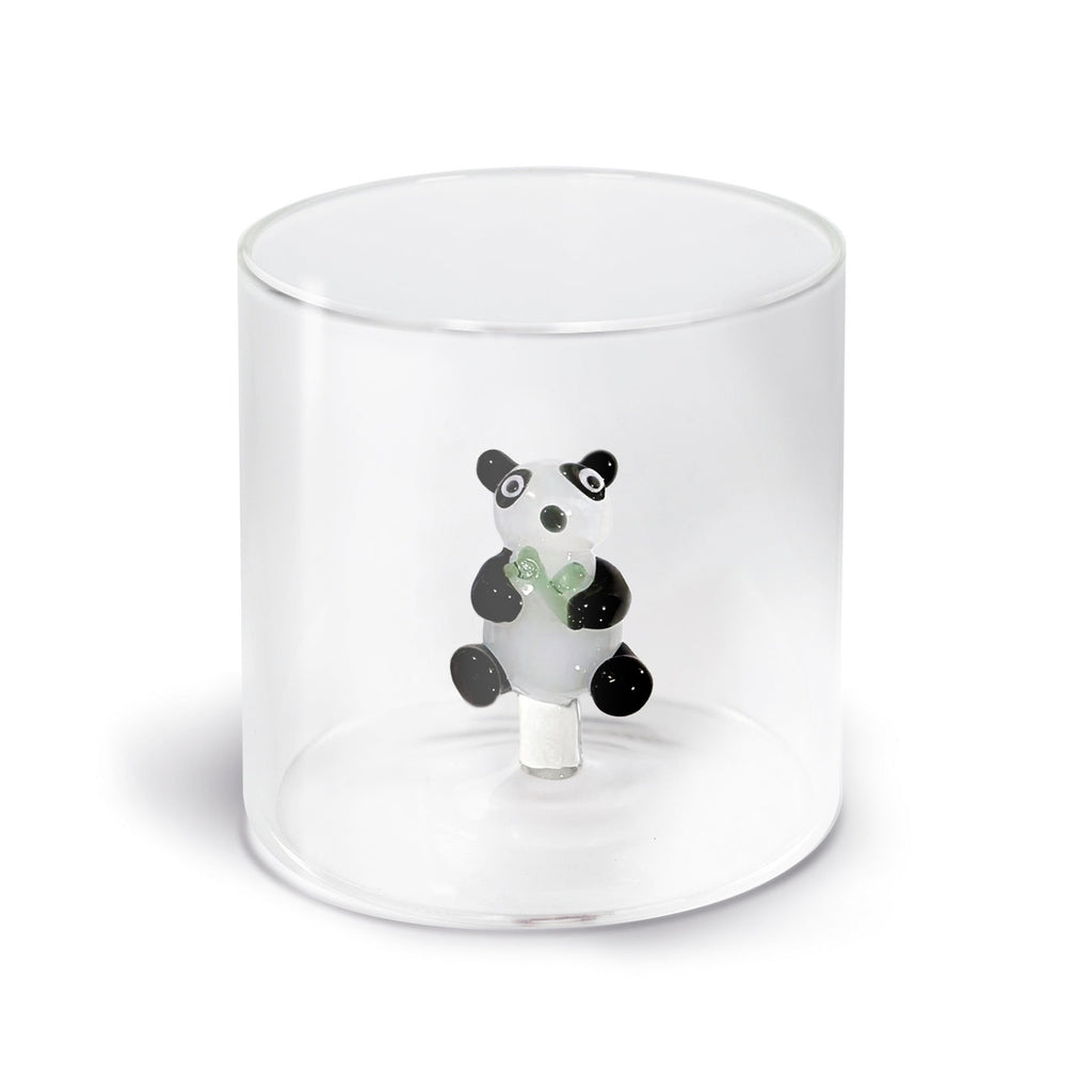 Monterey - Lot De 2 Gobelets Pandas - Verre Borosilicate - 250ml