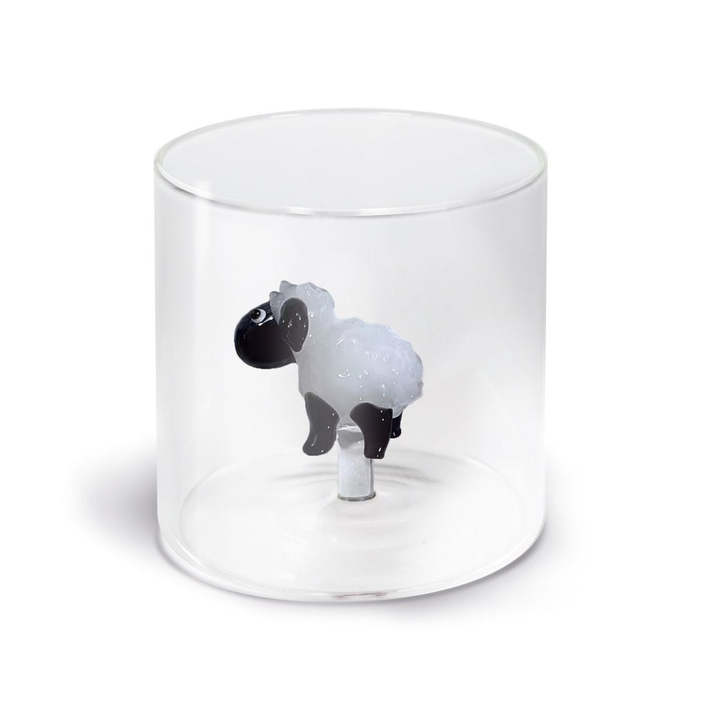 Monterey - Lot De 2 Gobelets Moutons - Verre Borosilicate - 250ml