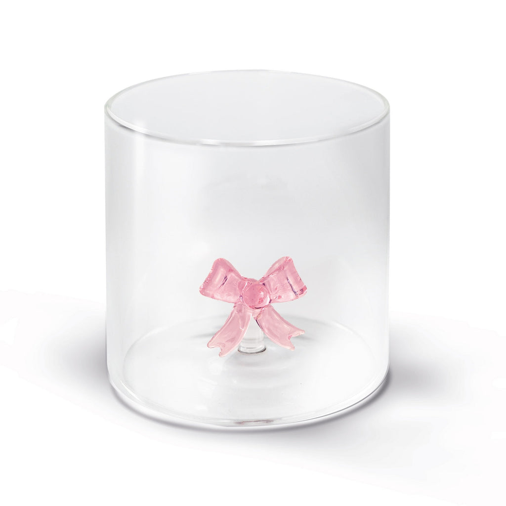 Monterey - Lot De 2 Gobelets Noeud Roses - Verre Borosilicate - 250ml