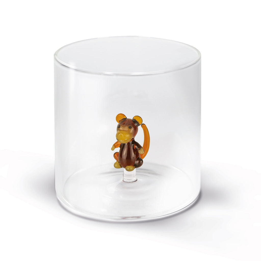 Monterey - Lot De 2 Gobelets Singes - Verre Borosilicate - 250ml