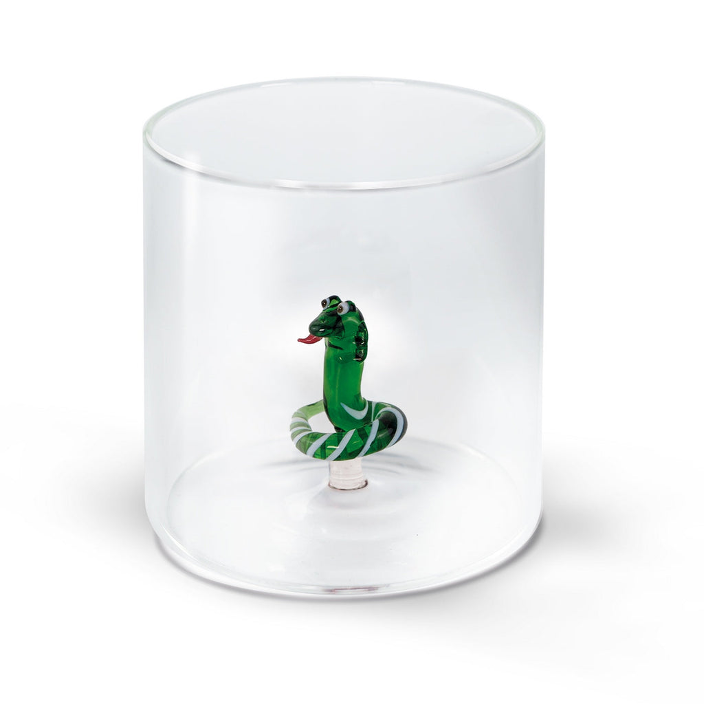 Monterey - Lot De 2 Gobelets Serpents - Verre Borosilicate - 250ml