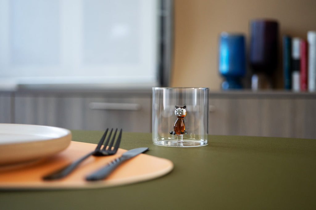 Monterey - Lot De 2 Gobelets Chat Siamois - Verre Borosilicate - 250ml
