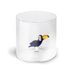 Monterey - Lot De 2 Gobelets Toucans - Verre Borosilicate - 250ml
