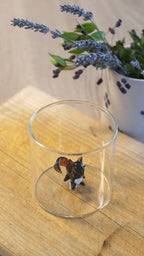 Monterey - Lot De 2 Gobelets Renards - Verre Borosilicate - 250ml