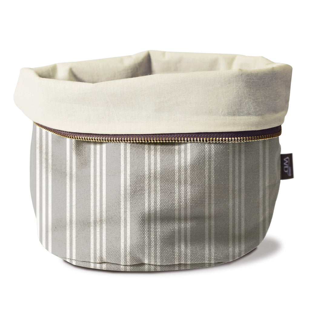 Siena - Lot De 2 Sacs À Pain Chauffant - Rayé Gris