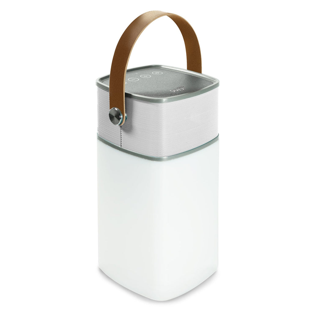Milano - Enceinte Bluetooth Avec Lumière LED - Argent