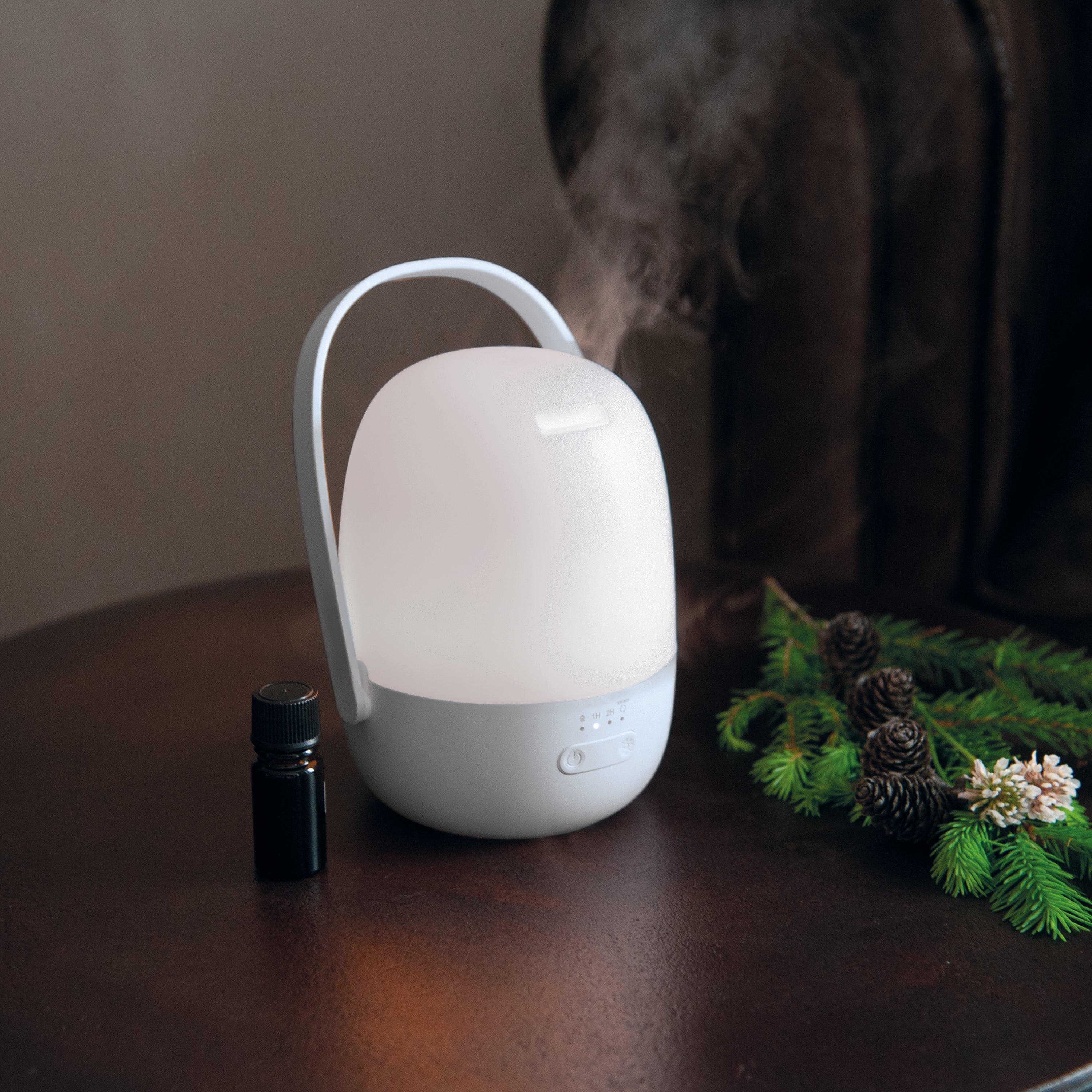 Milano - Diffuseur Ultrasonique Sans Fil Et Rechargeable Avec Lumière LED