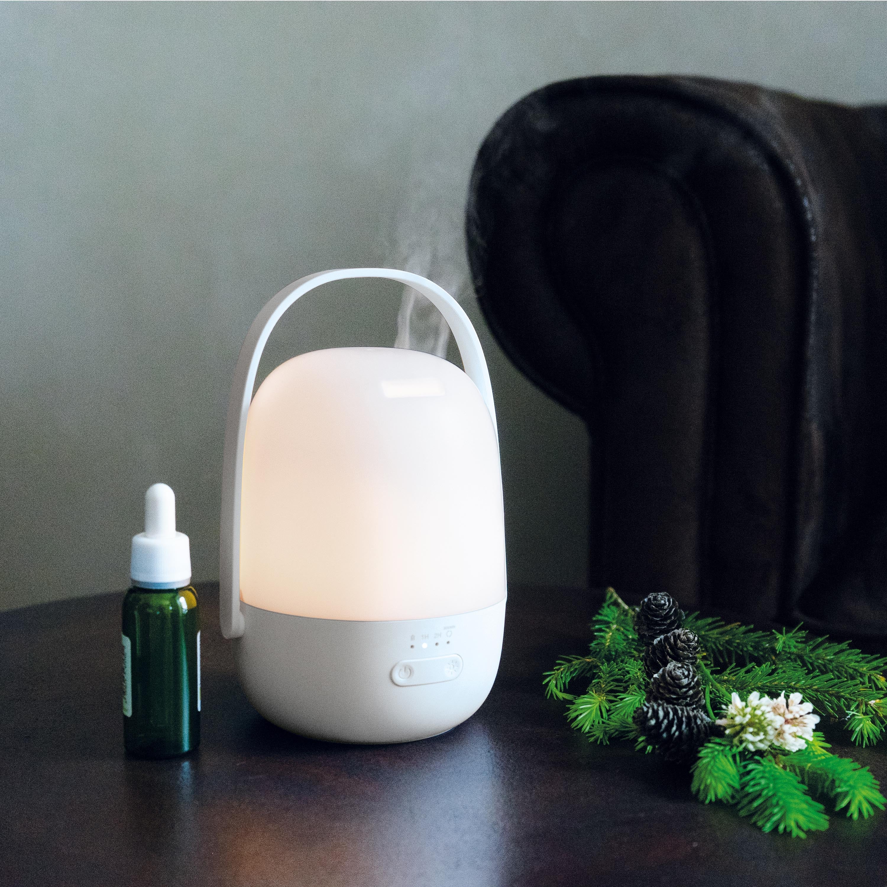 Milano - Diffuseur Ultrasonique Sans Fil Et Rechargeable Avec Lumière LED