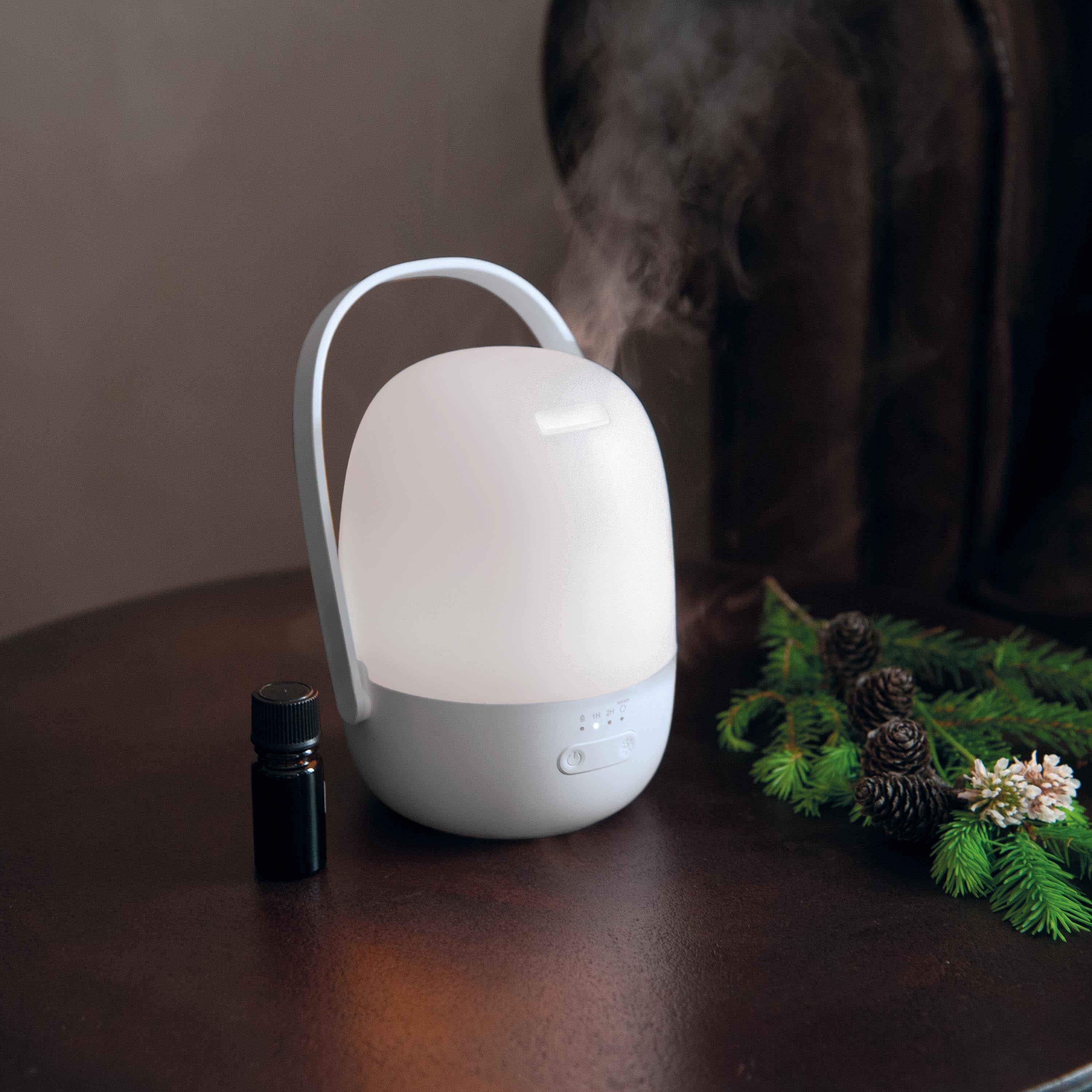 Milano - Diffuseur Ultrasonique Sans Fil Et Rechargeable Avec Lumière LED