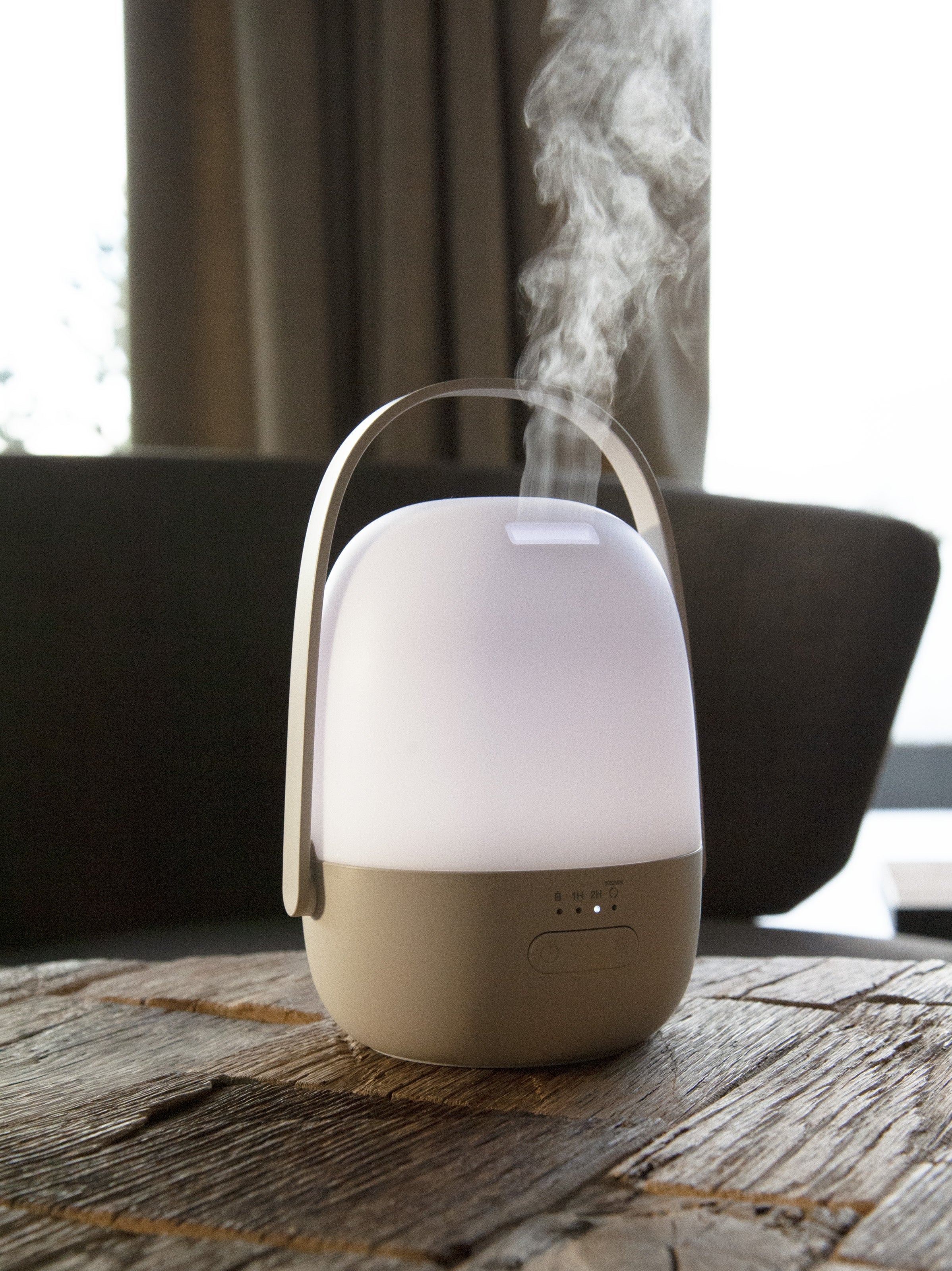 Milano - Diffuseur Ultrasonique Sans Fil Et Rechargeable Avec Lumière LED