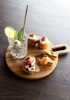 Planche À Découper En Bois D'Acacia Fsc®, Avec Recette De Cocktail Gravée
