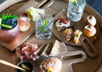 Roma - Planche À Découper En Bois D'Acacia Avec Recette De Cocktail Gravée - Bois