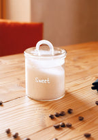 Monterey - Lot De 2 Pots À Sucre Avec Bouchon Hermétique - Blanc - Verre Borosilicate - 300ml
