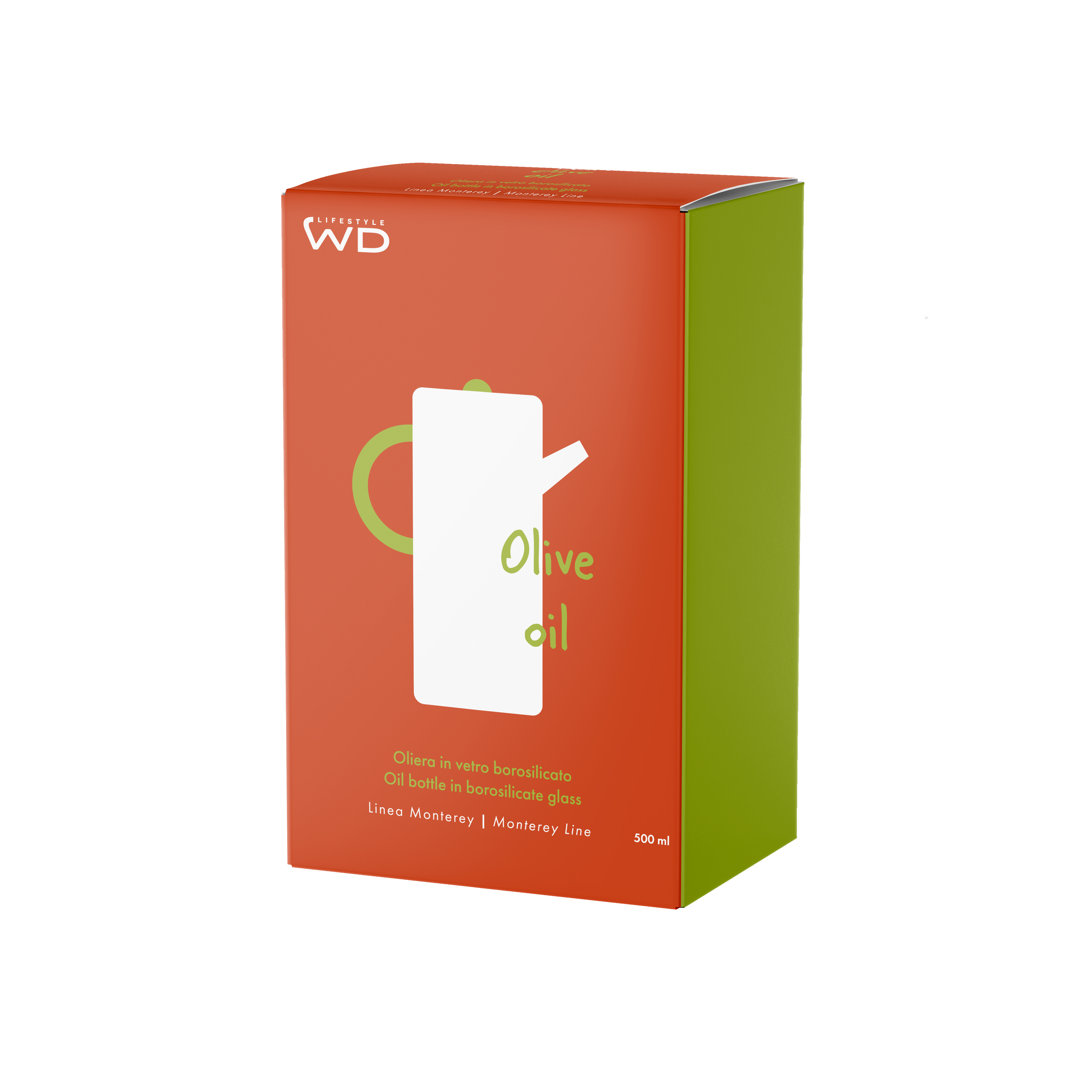 Monterey - Huilier - Marron - Verre Borosilicate - 500ml