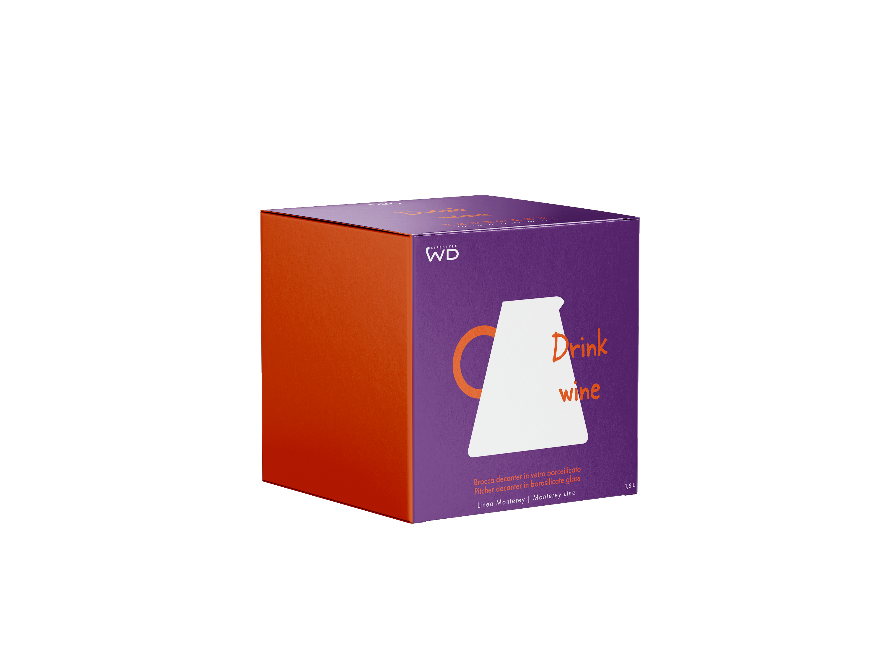Monterey - Pichet/décanteur - Marron - Verre Borosilicate - 1,4L