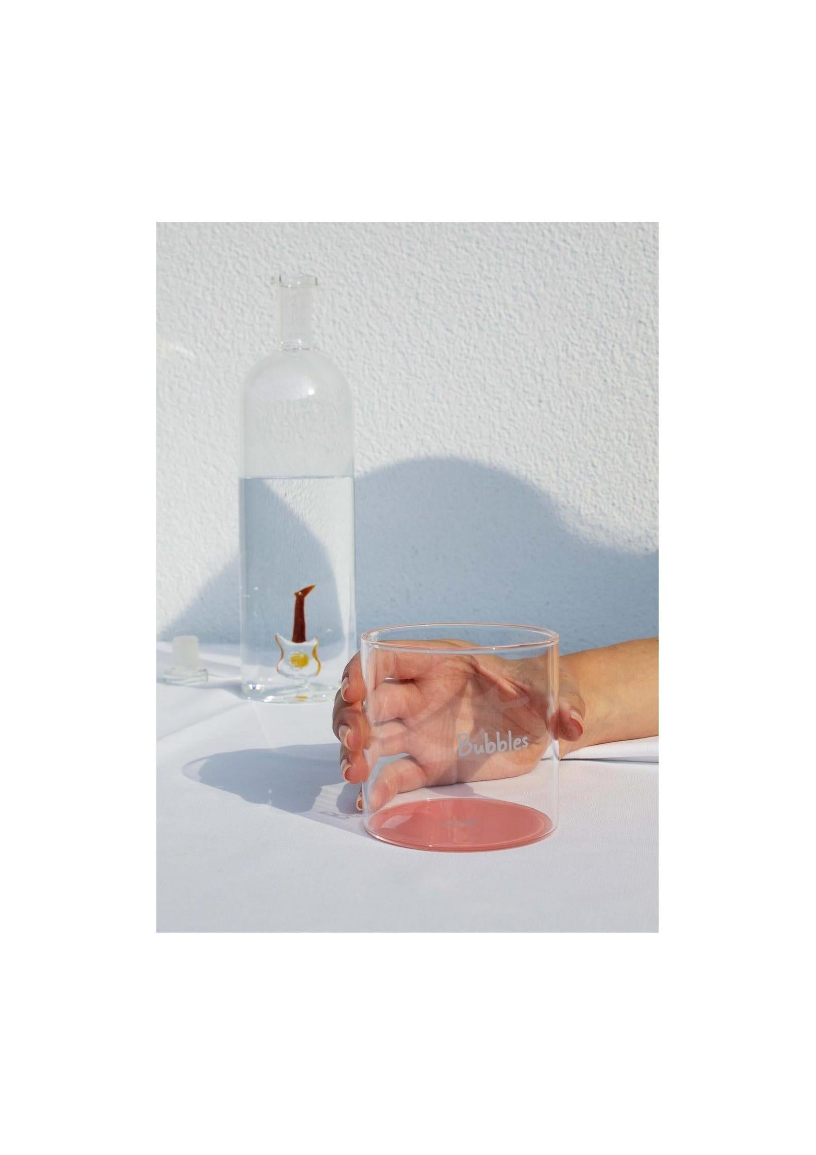 Monterey - Set De 6 Gobelets Colorés Avec Inscriptions - Verre Borosilicate - 250ml