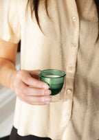 Monterey - Set De 2 Petits Verres À Double Paroi - Vert - Verre Borosilicate - 100ml