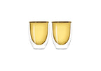 Monterey - Set De 2 Verres À Double Paroi - Jaune - Verre Borosilicate - 250ml