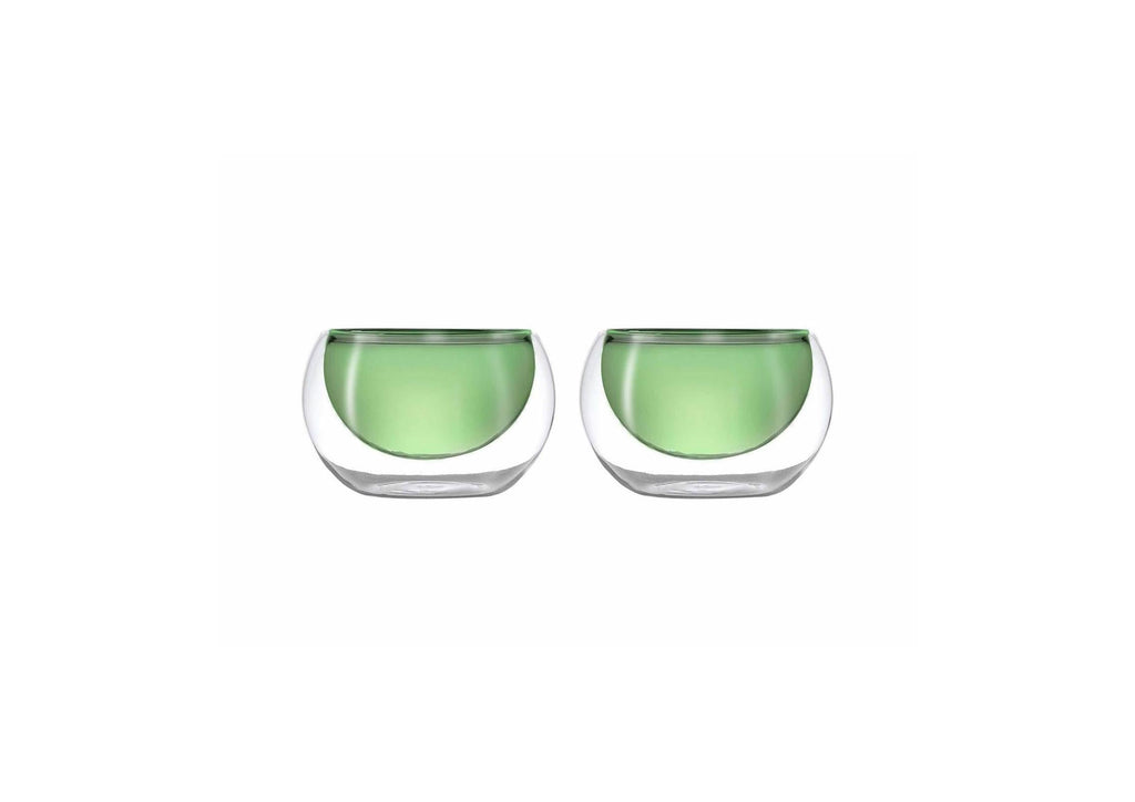 Monterey - Set De 2 Bols - Vert - Verre Borosilicate - 180ml