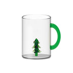 Monterey - Lot De 2 Mugs Sapins - Verre Borosilicate - 420ml