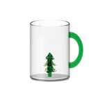 Monterey - Lot De 2 Mugs Sapins - Verre Borosilicate - 420ml