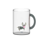Monterey - Lot De 2 Mugs Ânes - Verre Borosilicate - 420ml