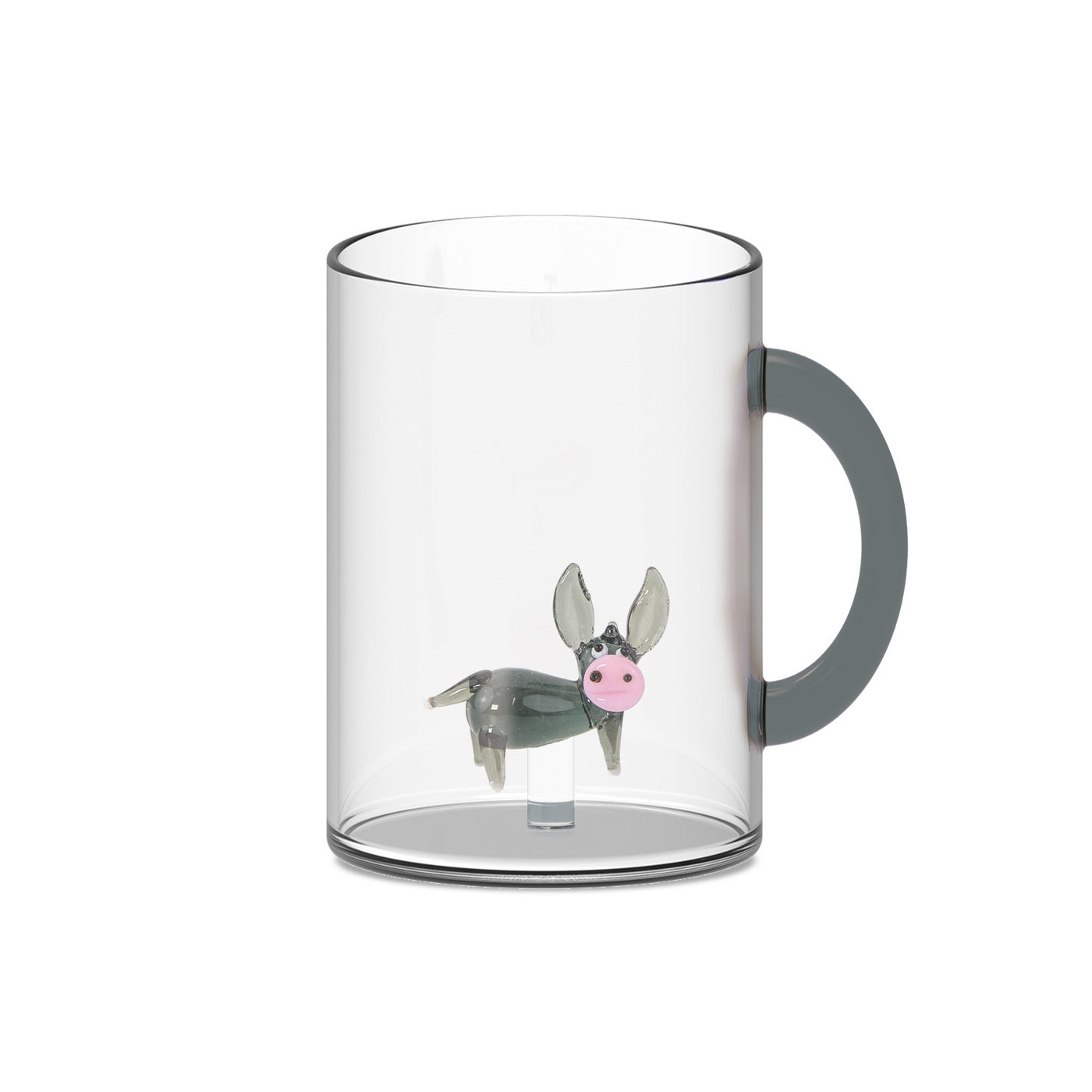 Monterey - Lot De 2 Mugs Ânes - Verre Borosilicate - 420ml