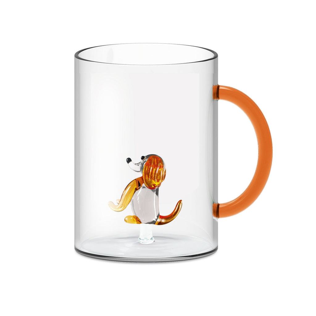 Monterey - Lot De 2 Mugs Chiens - Verre Borosilicate - 420ml