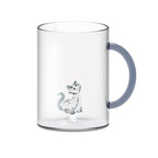 Monterey - Lot De 2 Mugs Chats - Verre Borosilicate - 420ml