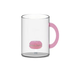 Monterey - Lot De 2 Mugs Macarons - Verre Borosilicate - 420ml