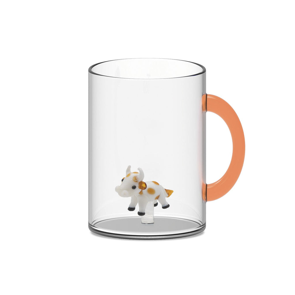 Monterey - Lot De 2 Mugs Vaches - Verre Borosilicate - 420ml