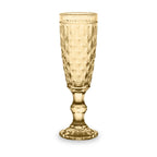 Dubai - Ensemble De 4 Flûtes - Ambre - Verre Borosilicate