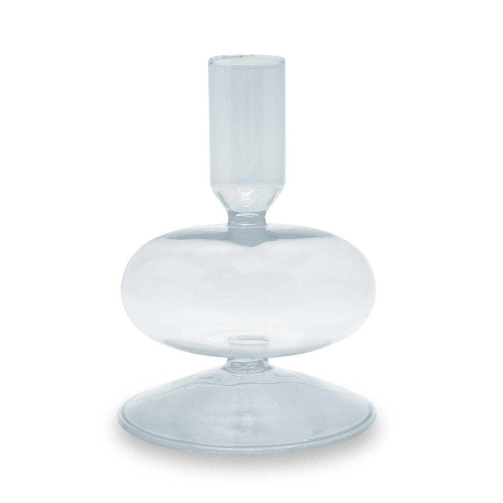 Samarcanda - Lot De 2 Bougeoirs - Transparent - Verre Borosilicate
