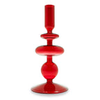 Samarcanda - Lot De 2 Bougeoirs - Rouge - Verre Borosilicate