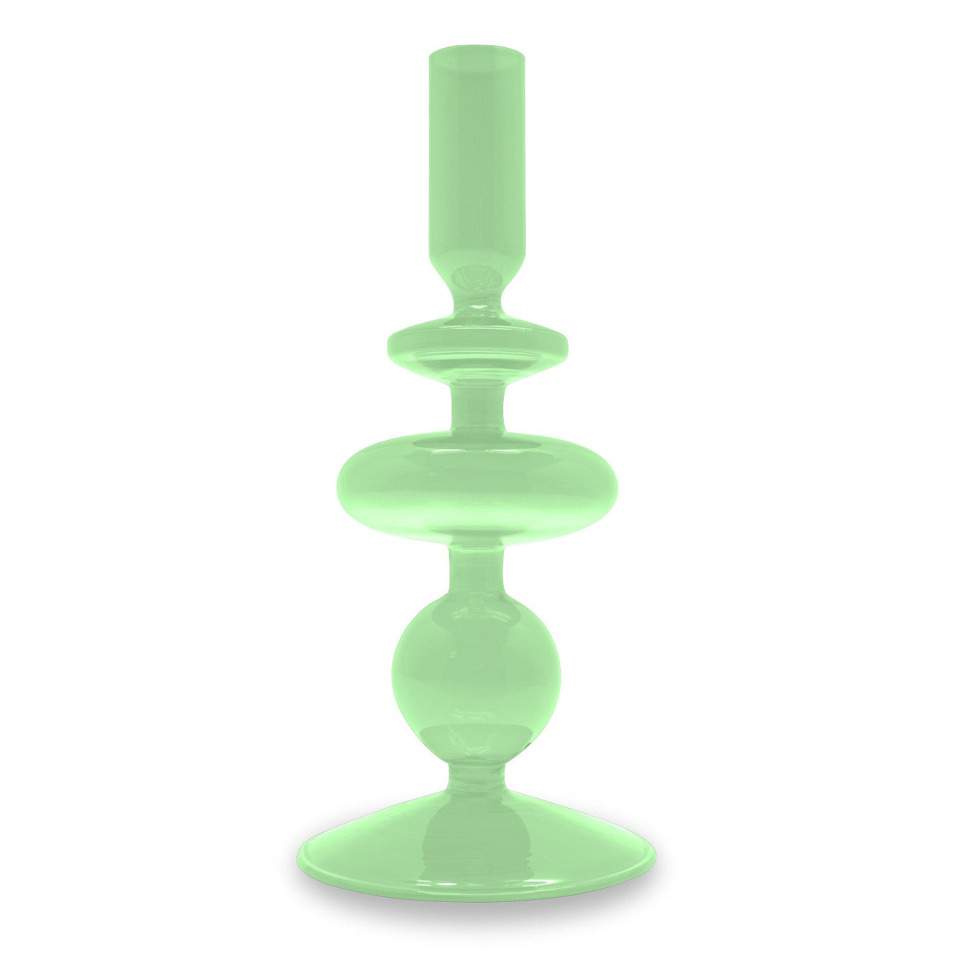 Samarcanda - Lot De 2 Bougeoirs - Verte - Verre Borosilicate