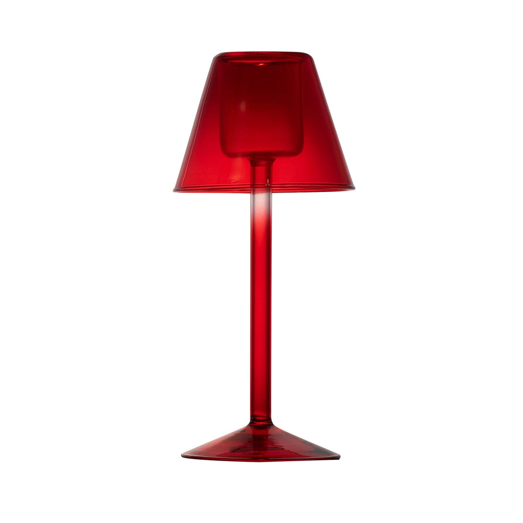 Samarcanda - Porte-bougies À Réchaud - Rouge - Verre Borosilicate