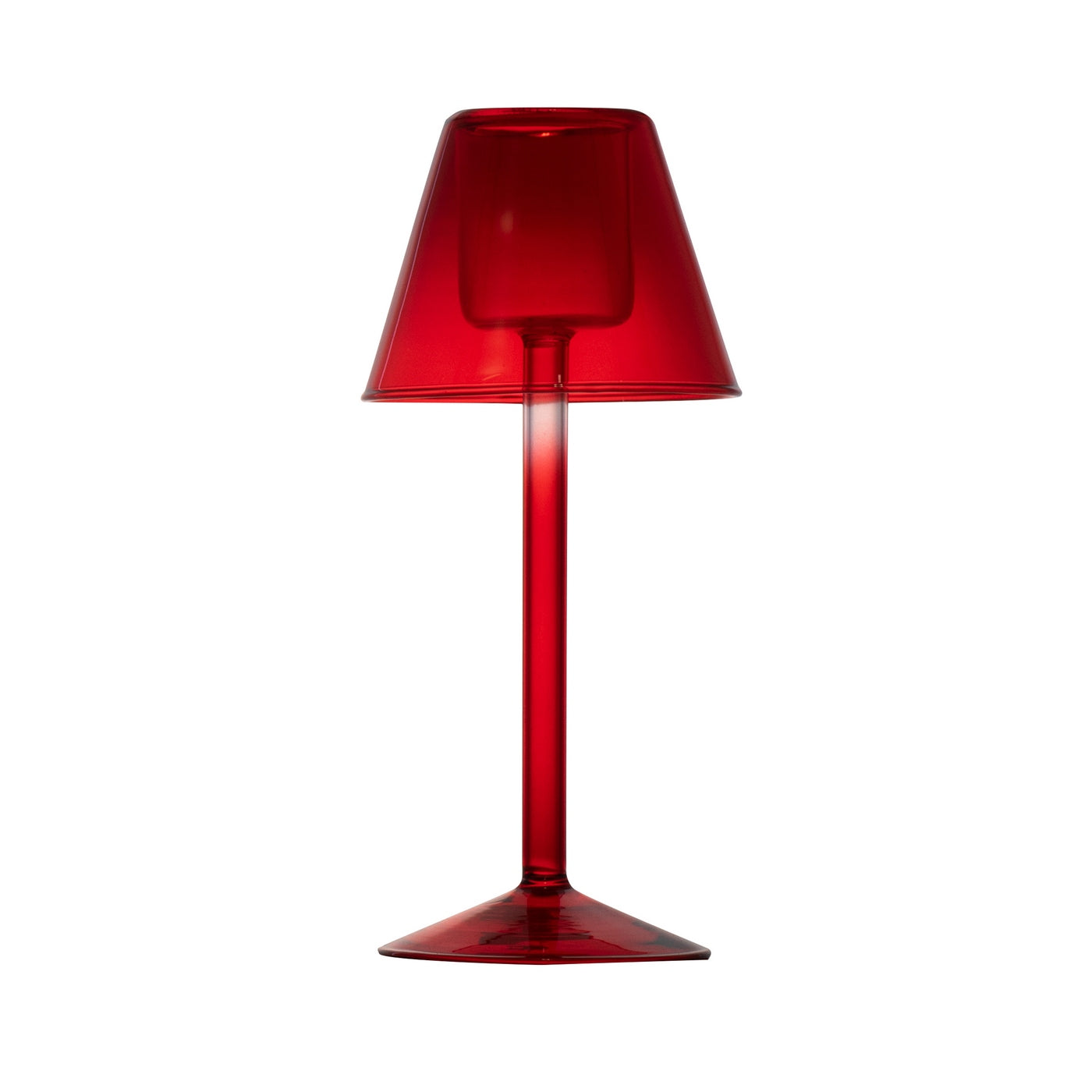 Samarcanda - Porte-bougies À Réchaud - Rouge - Verre Borosilicate