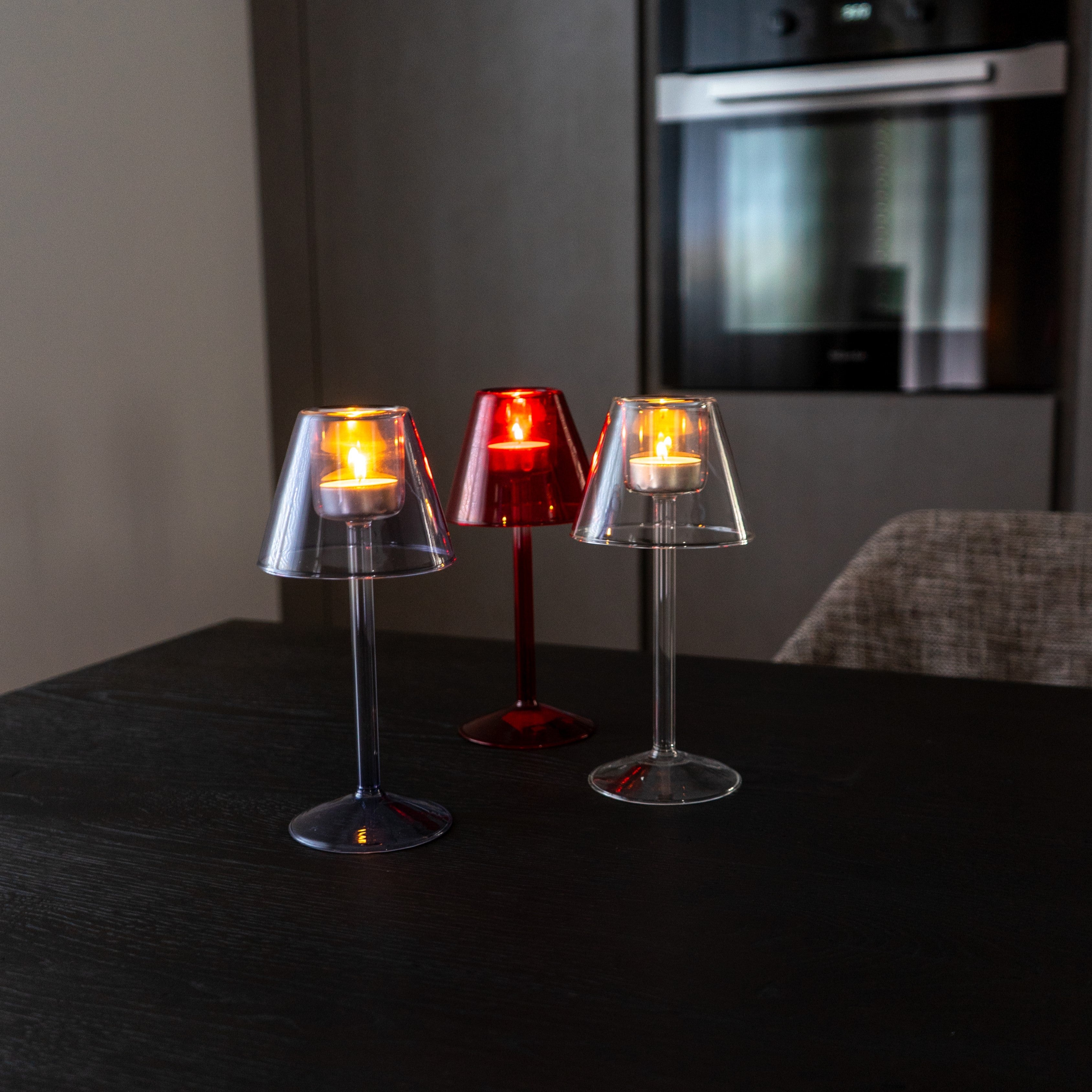 Samarcanda - Porte-bougies À Réchaud - Lilas - Verre Borosilicate