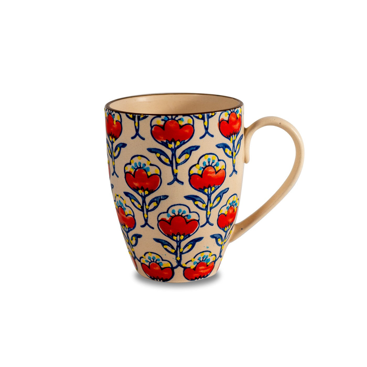 Tasse En Céramique Décorée Ø 9 X H 11 Cm Contenance 360 Ml