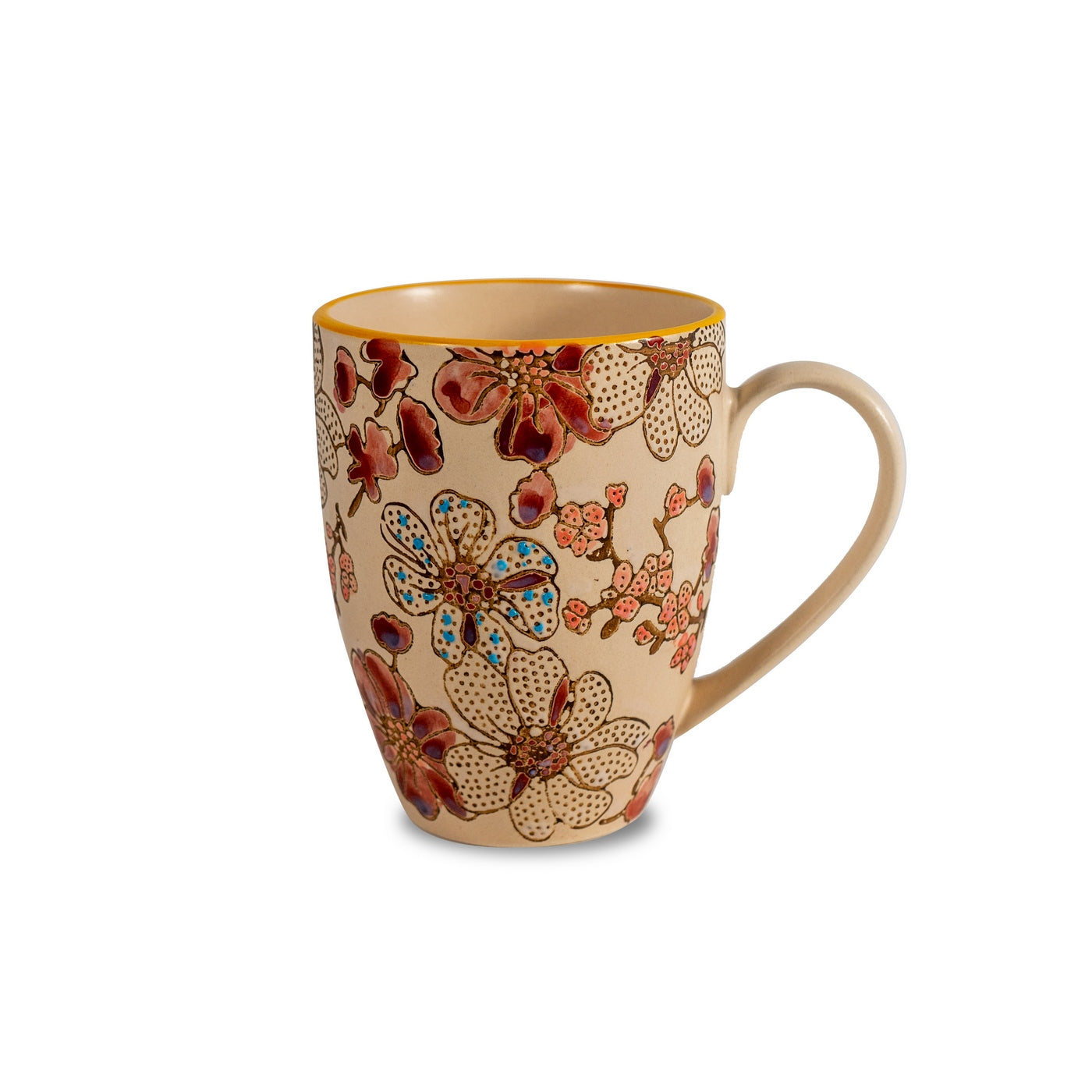 Tasse En Céramique Décorée Ø 9 X H 11 Cm Contenance 360 Ml